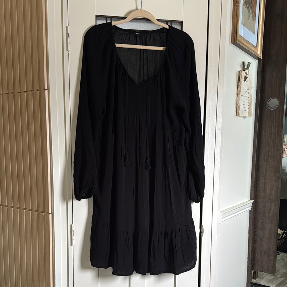 Black Boho Dress